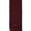 fr-s-olid Jacquard-ullhalsduk i vinrött