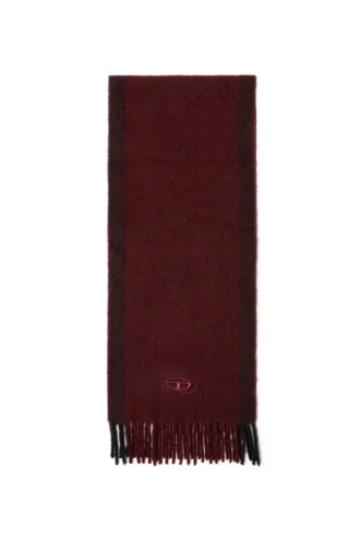 fr-s-olid Jacquard-ullhalsduk i vinrött fr-s-olid Jacquard-ullhalsduk i vinrött