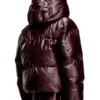 fr-w-myley Pufferjacka med huva i burgundy