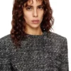 g-crop-g Kort jacka i bouclé-tyg