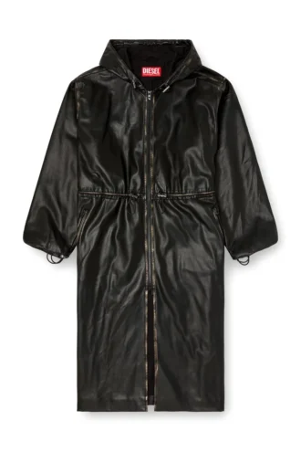 g-lary Distressed utilitarian hooded coat