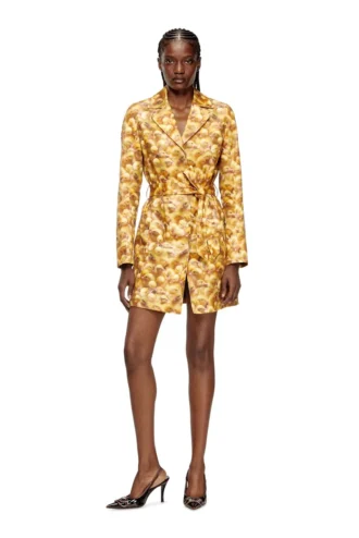 g-oji Trenchcoat med anka-tryck