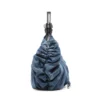 grab-d hobo l Grab-D-Stor skrynklig hobo-väska i behandlad denim
