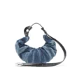grab-d hobo s Grab-D-Small skrynklig hobo-väska i behandlad denim grab-d hobo s Grab-D-Small skrynklig hobo-väska i behandlad denim