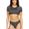 irma-gft Kort T-shirt med metallic-effekt irma-gft Kort T-shirt med metallic-effekt