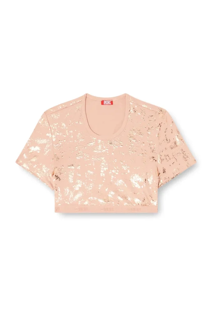 irma-gft Kort T-shirt med metallic-effekt irma-gft Kort T-shirt med metallic-effekt