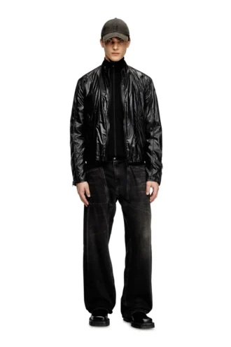 j-clays Bikerjacka i glansigt ripstop