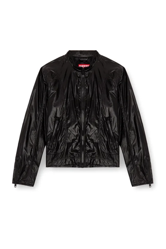 j-clays Bikerjacka i glansigt ripstop