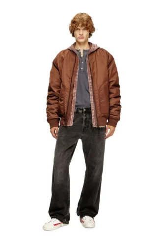 j-held Bomberjacka i vadderad nylon med Oval D