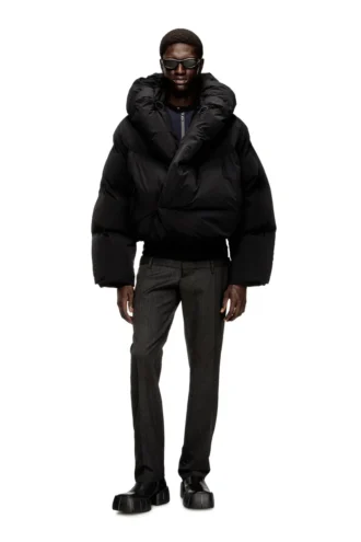 j-scotts-padded-a Pufferjacka i stretchnylon