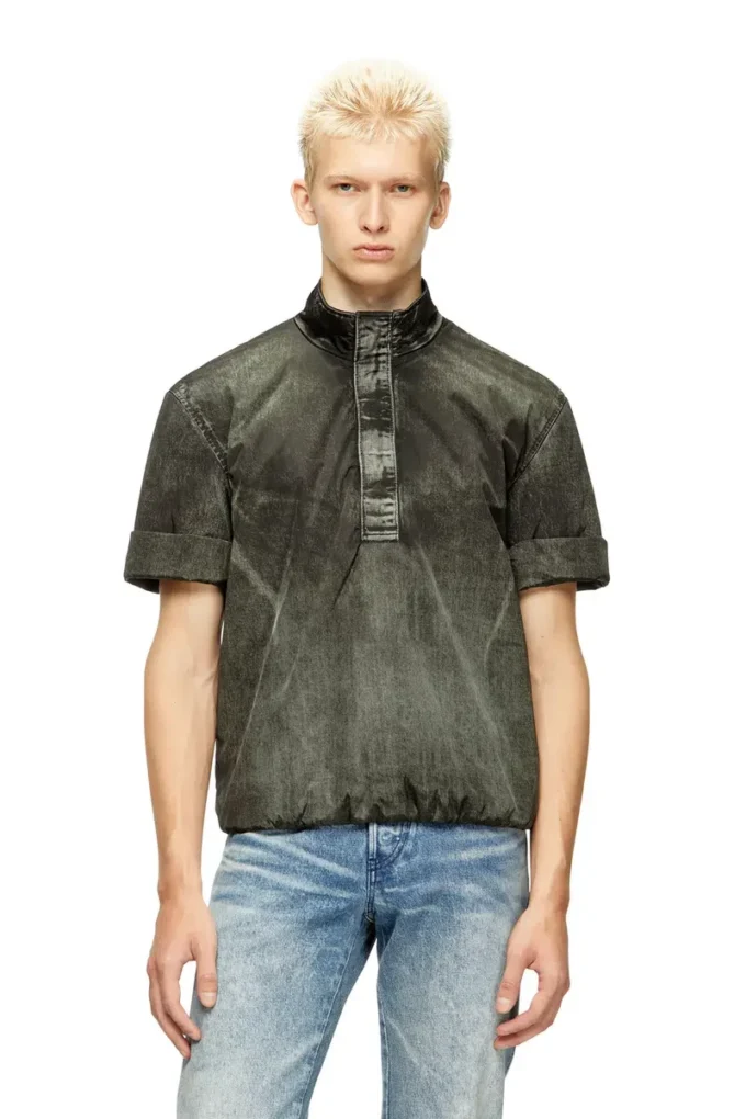 j-valois Kortärmad jacka i nylon med denimeffekt j-valois Kortärmad jacka i nylon med denimeffekt