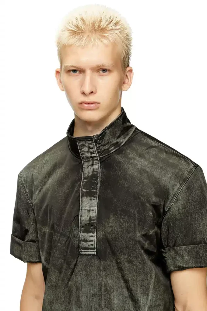 j-valois Kortärmad jacka i nylon med denimeffekt j-valois Kortärmad jacka i nylon med denimeffekt