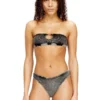 janette-dnm Mjuk bandeau-bh i ribbad bomull med juvel Oval D janette-dnm Mjuk bandeau-bh i ribbad bomull med juvel Oval D