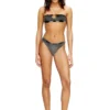 janette-dnm Mjuk bandeau-bh i ribbad bomull med juvel Oval D janette-dnm Mjuk bandeau-bh i ribbad bomull med juvel Oval D