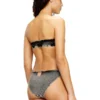 janette-dnm Mjuk bandeau-bh i ribbad bomull med juvel Oval D janette-dnm Mjuk bandeau-bh i ribbad bomull med juvel Oval D