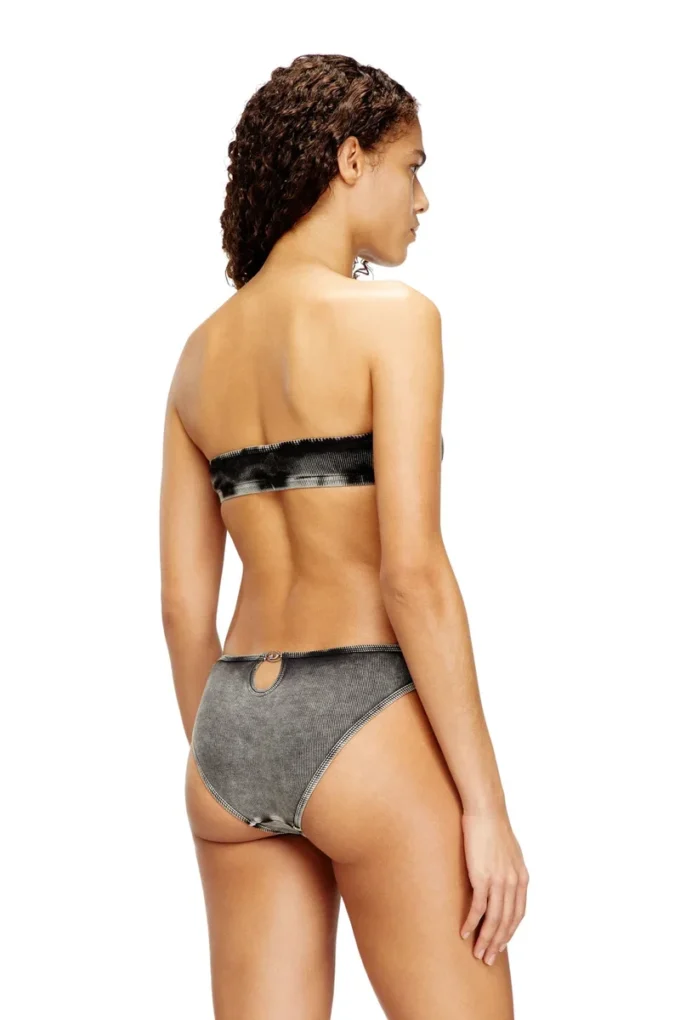 janette-dnm Mjuk bandeau-bh i ribbad bomull med juvel Oval D janette-dnm Mjuk bandeau-bh i ribbad bomull med juvel Oval D