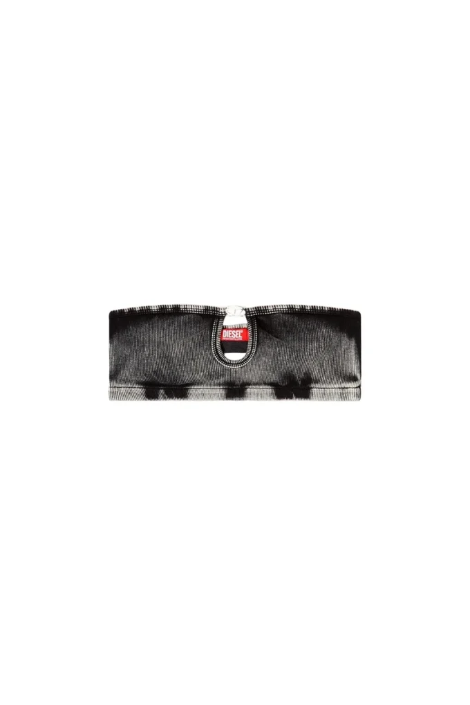janette-dnm Mjuk bandeau-bh i ribbad bomull med juvel Oval D janette-dnm Mjuk bandeau-bh i ribbad bomull med juvel Oval D