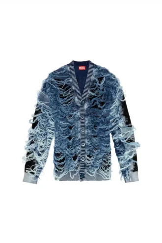 k-boboli Sliten indigo V-ringad kofta