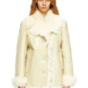 l-aconic Jacka i lackat shearling