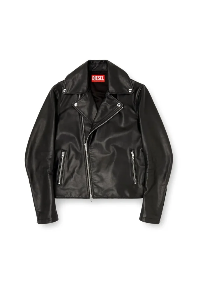 l-eo-wrd Bikerjacka i vaxat läder l-eo-wrd Bikerjacka i vaxat läder