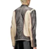 l-evert Läderjacka i bikerstil med trompe l’oeil-effekt l-evert Läderjacka i bikerstil med trompe l’oeil-effekt