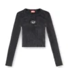 m-anchor-a Kort jumper med utskuren logotyp m-anchor-a Kort jumper med utskuren logotyp