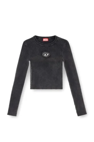 m-anchor-a Kort jumper med utskuren logotyp