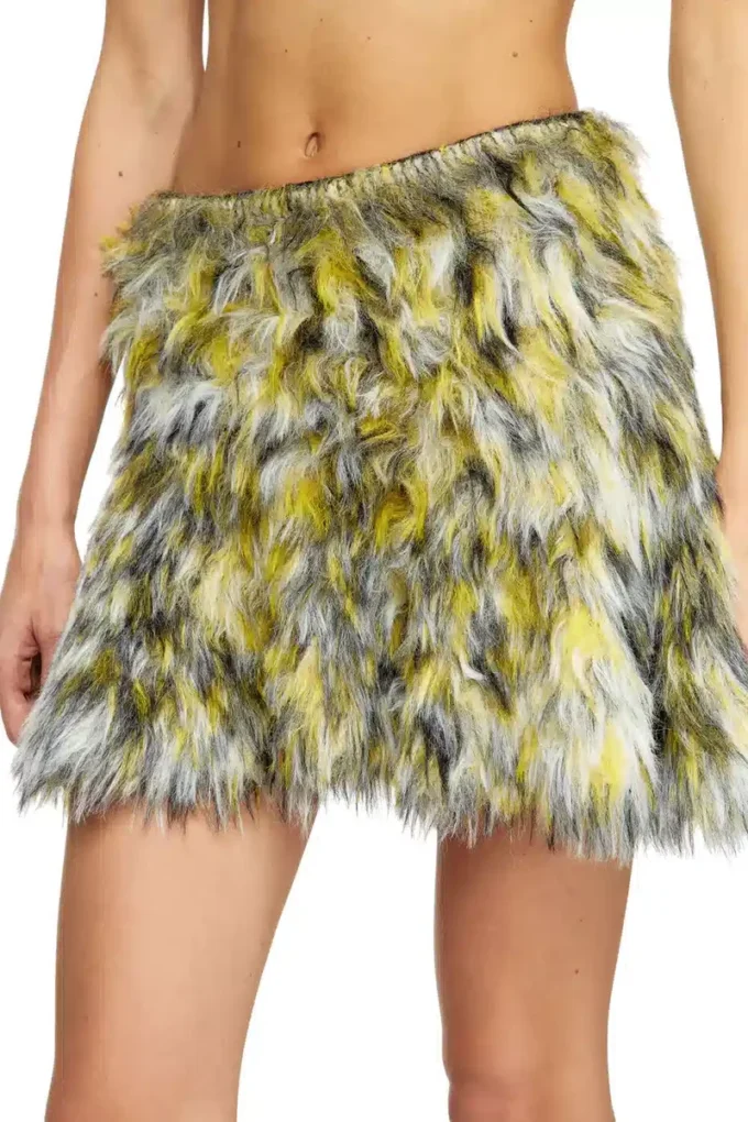 m-astrella Minikjol i fluffig jacquardstickning m-astrella Minikjol i fluffig jacquardstickning