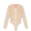 m-gilde Cardigan med dragkedja i ribbad bomull m-gilde Cardigan med dragkedja i ribbad bomull