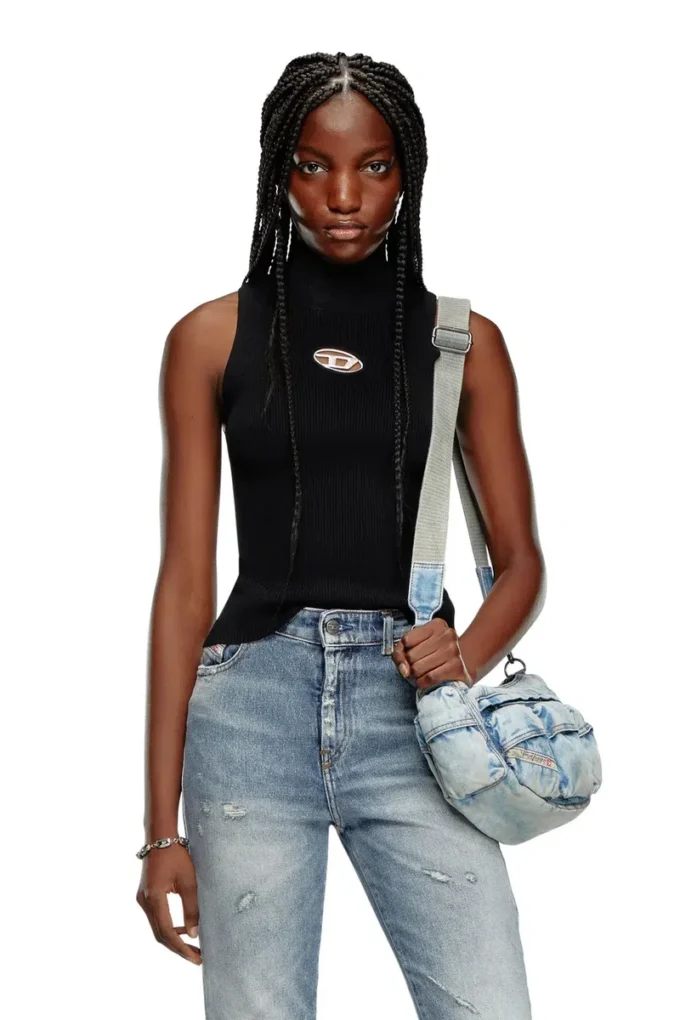 m-onervax-top Ribbstickad turtleneck-top m-onervax-top Ribbstickad turtleneck-top