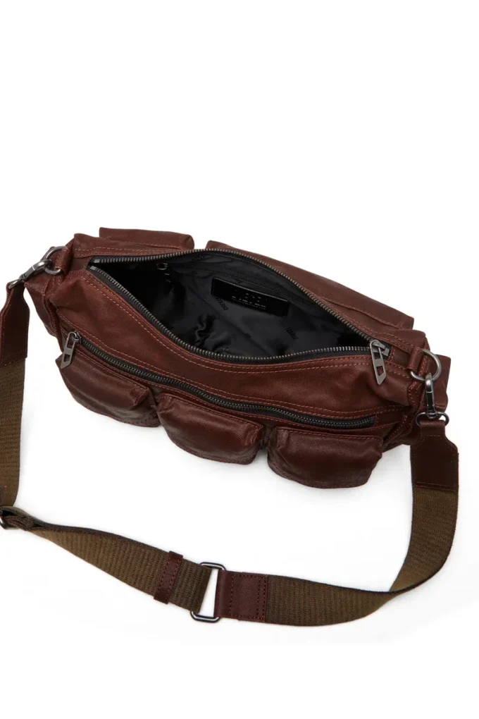 multi-pkts axelväska x Multi-Pockets – Bomullsväska med flera fickor multi-pkts axelväska x Multi-Pockets – Bomullsväska med flera fickor