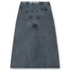 o-alline Midikjol i jersey med denimlook o-alline Midikjol i jersey med denimlook