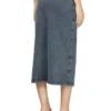 o-alline Midikjol i jersey med denimlook o-alline Midikjol i jersey med denimlook