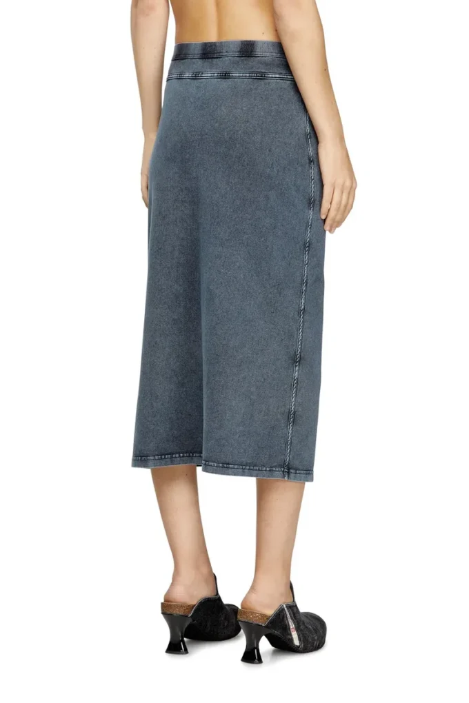 o-alline Midikjol i jersey med denimlook o-alline Midikjol i jersey med denimlook