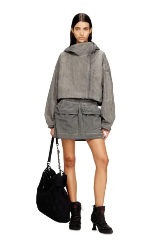 o-cean-s1 Minikjol i nylon med stora fickor