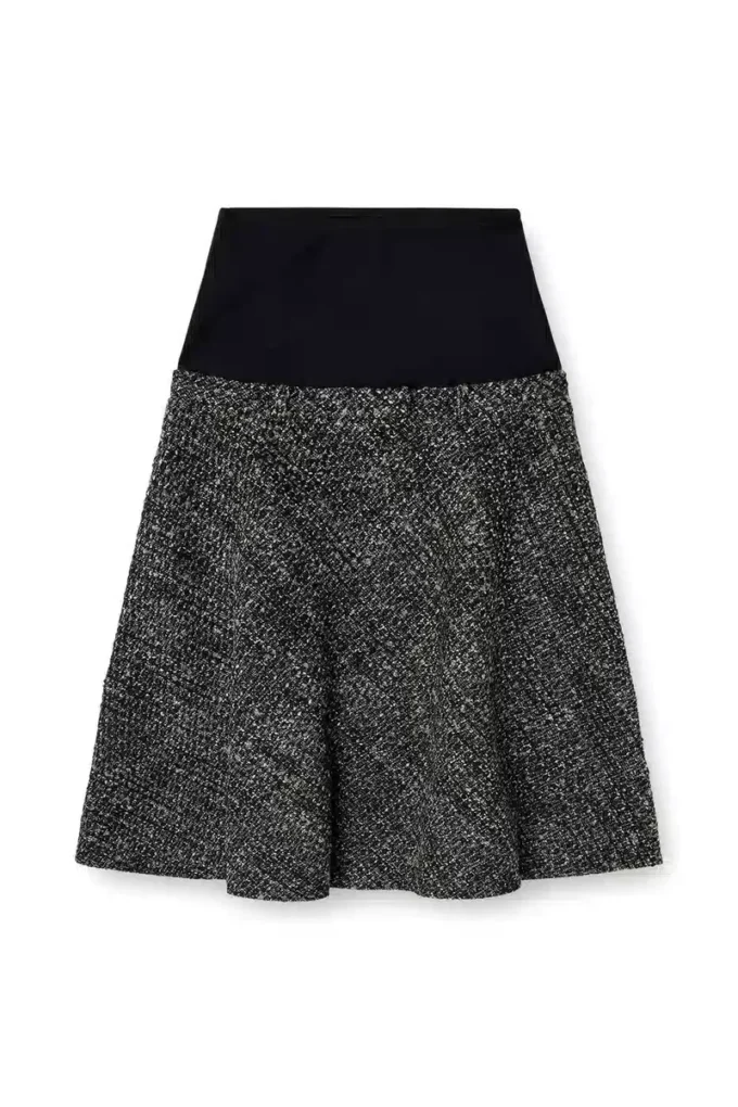 o-grace Bouclé-kjol med stretch i midjan o-grace Bouclé-kjol med stretch i midjan
