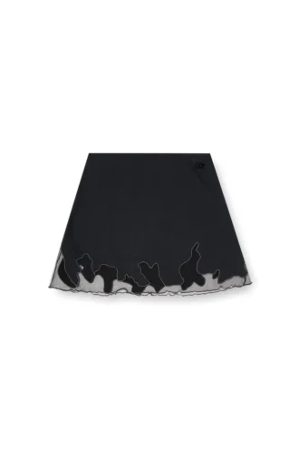 o-lane-r1 Minikjol i nylon med tyllinsats