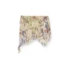 o-silla Skrynklig kjol med blandat medeltida tryck