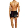 olympic-34-d-core Midilånga badshorts med konturlogotyp olympic-34-d-core Midilånga badshorts med konturlogotyp