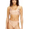 oriba-gft Stretch-bomullsbrallette med metalliskt tryck oriba-gft Stretch-bomullsbrallette med metalliskt tryck