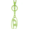 oval d charm Oval D charm/nyckelring i metall och harts