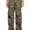 p-anic Cargobyxor i nylon med kamouflageprint p-anic Cargobyxor i nylon med kamouflageprint