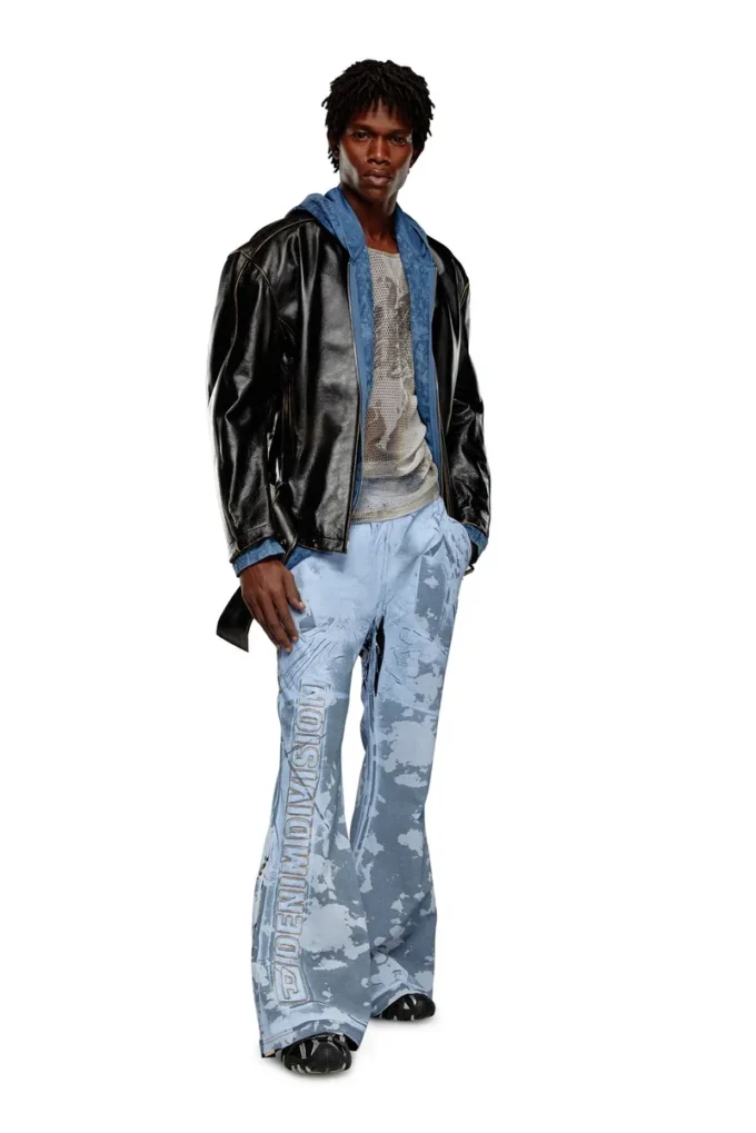 p-belb-p1 Flared track pants i belagd jersey p-belb-p1 Flared track pants i belagd jersey