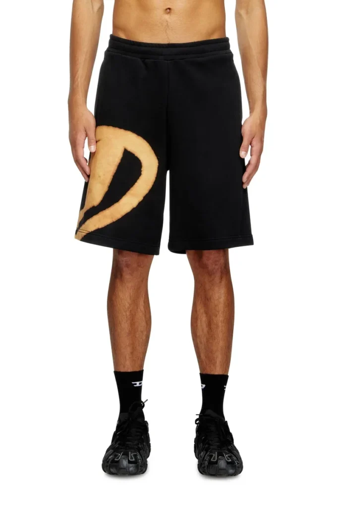 p-crow-bleach Sweatshorts med blekt logo p-crow-bleach Sweatshorts med blekt logo