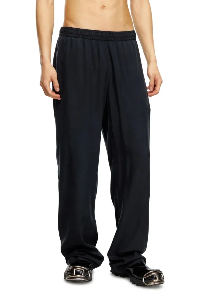 p-dreyer-c Byxor med dragsko i blekt twill p-dreyer-c Byxor med dragsko i blekt twill