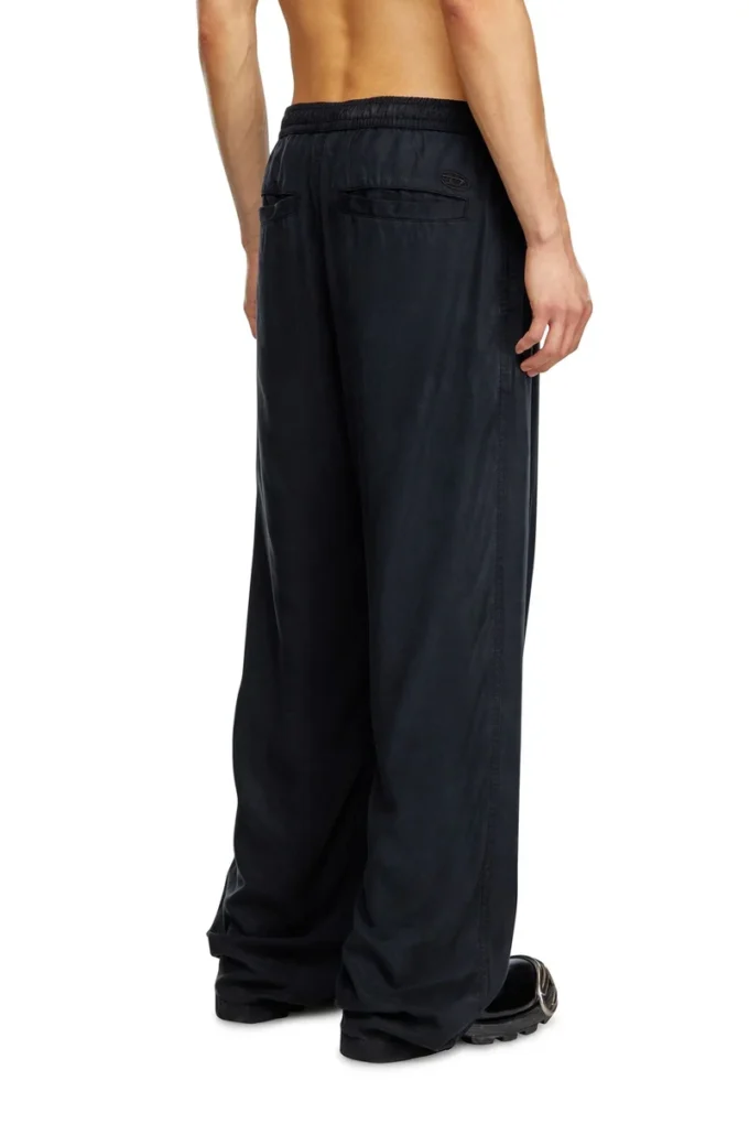 p-dreyer-c Byxor med dragsko i blekt twill p-dreyer-c Byxor med dragsko i blekt twill