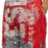 p-eel Logo-shorts i sliten jersey