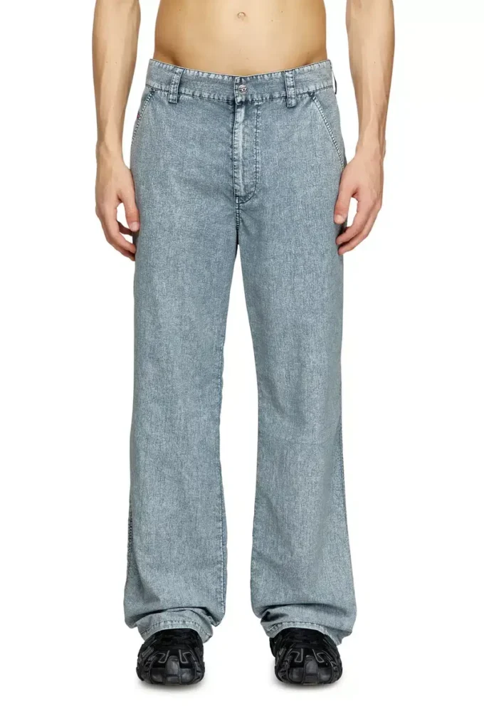 p-hantik-chino Chino-byxor i återvunnen nylon taslan