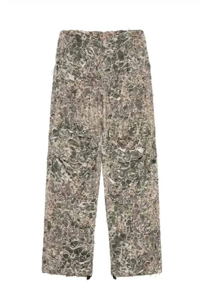 p-hokney Camo-byxor med sliten finish p-hokney Camo-byxor med sliten finish