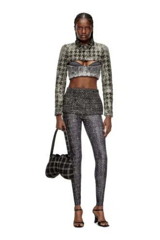 p-hour Bouclé-kjol med leggings